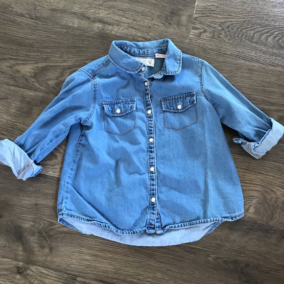Zara Other - Zara Girls Chambray Shirt